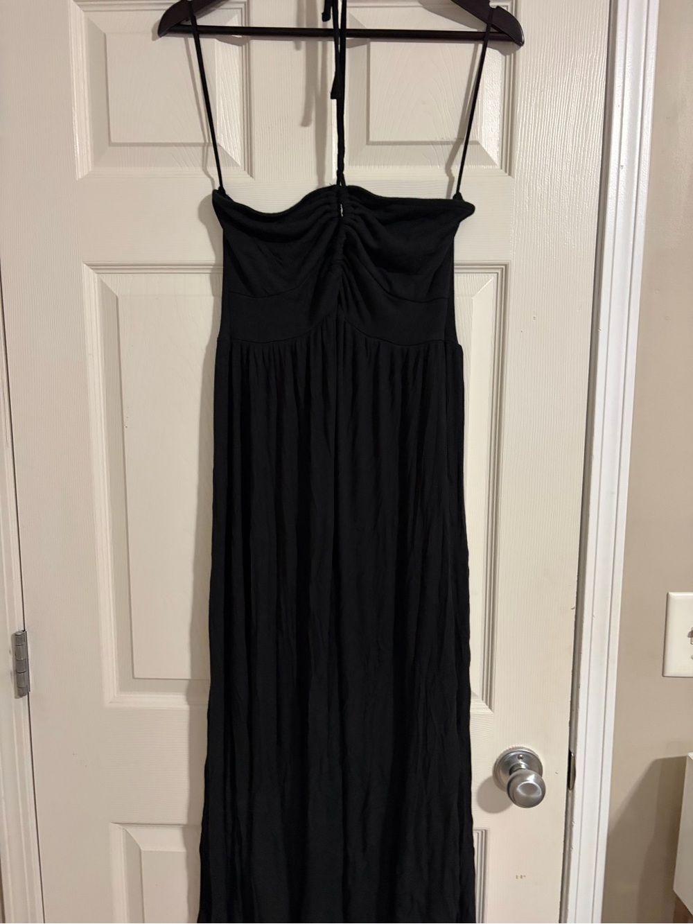 Black Halter Top Maxi Dress - Elegant Summer Style